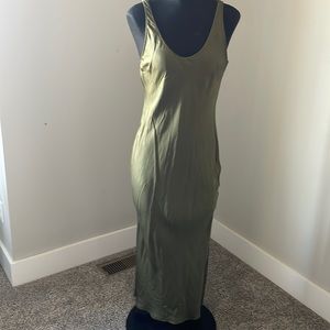 L’Agence dark green dress